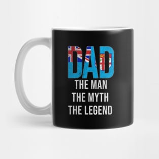 Fijian Dad The Man The Myth The Legend - Gift for Fijian Dad With Roots From Fijian Mug